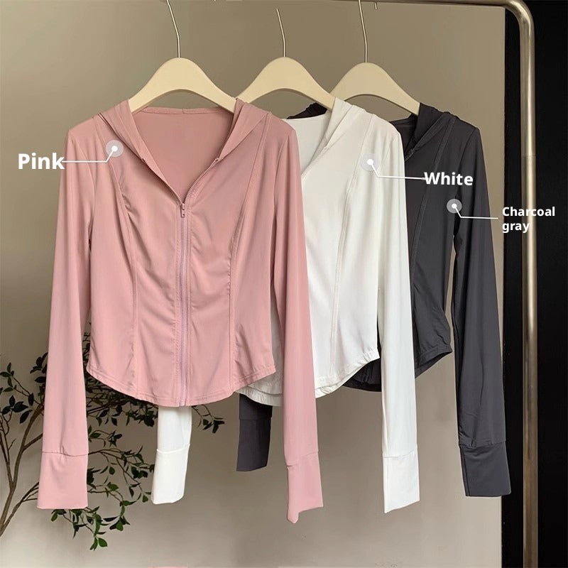Summer Women's Slim Fit UV Protection Sunscreen Jacket - Image 3