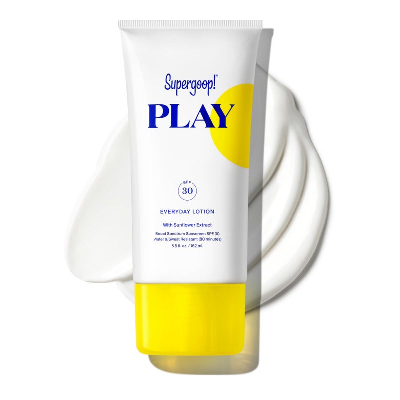 Supergoop! PLAY Everyday SPF 30 Lotion, 5.5 oz - Broad Spectrum Sunscreen - Water & Sweat Resistant Body & Face Sunscreen - Great for Active Days - Image 1
