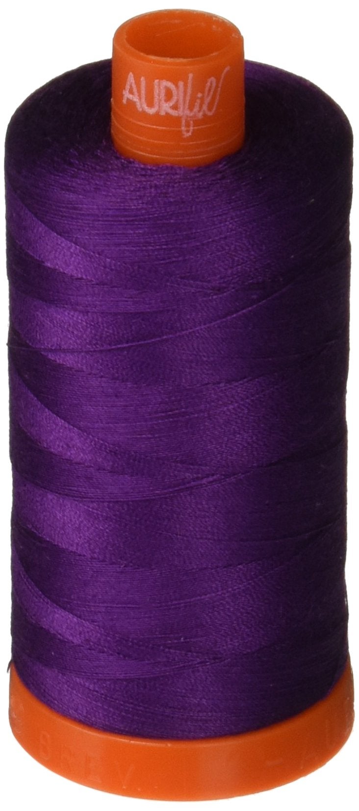 AURIFIL USA 1,422yd-Medium Aurifil Mako Cotton Thread Solid 50wt 1422yds, Medium Purple - Image 1