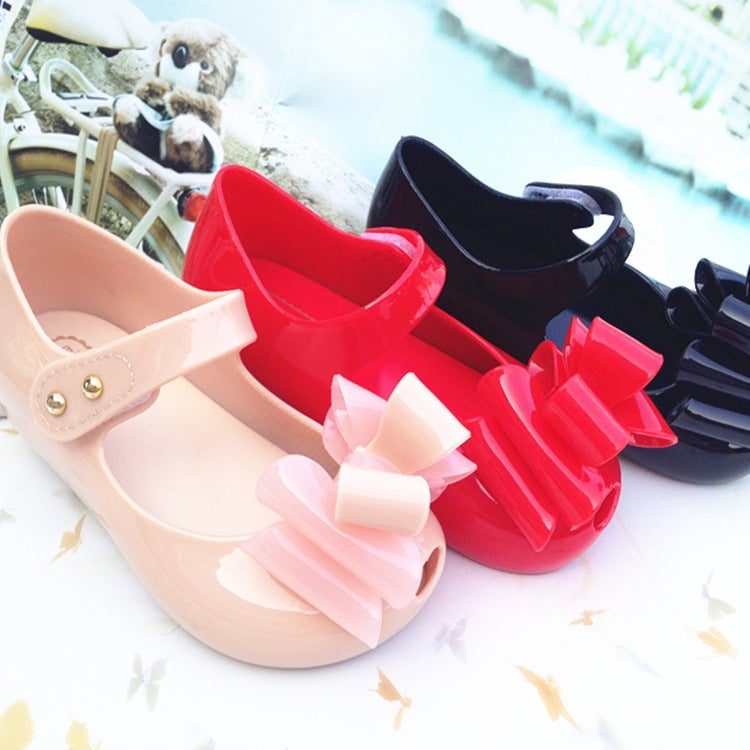 Melisha New Three-Layer Bow Children'S Shoes Original Jelly Baby Fish Mouth Shoes Princess Shoes Children'S Sandals - Image 2