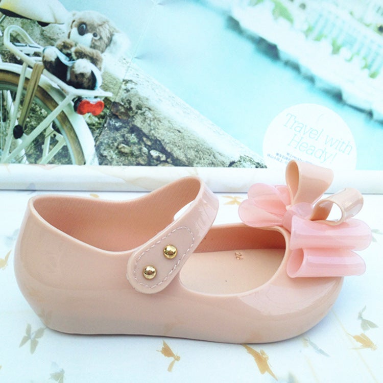 Melisha New Three-Layer Bow Children'S Shoes Original Jelly Baby Fish Mouth Shoes Princess Shoes Children'S Sandals - Image 5