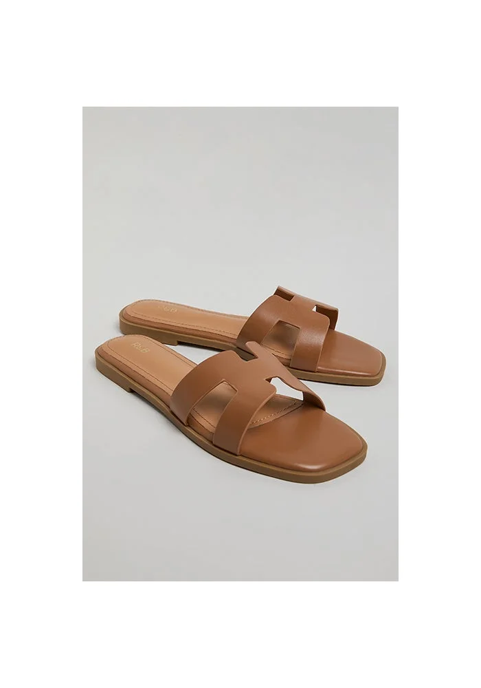 R&b  Cut-Out Flat Sandals for Women | Best Price UAE