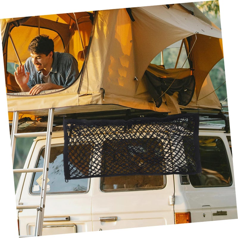 Outdoor Elastic Luggage Net Cover 90x30cm Portable Mesh Cargo Net for Beach Cart Trolley Camping Picnics Garden Use - Image 5