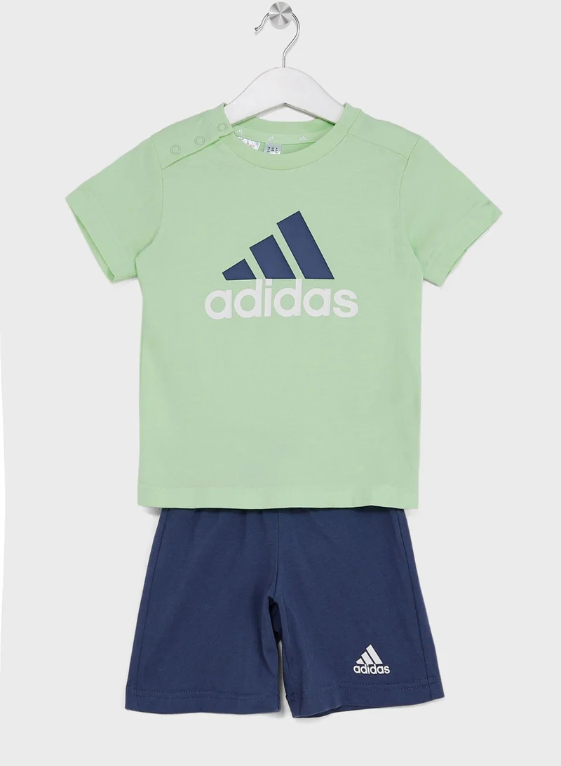 adidas مجموعة شعار كبير للرضع