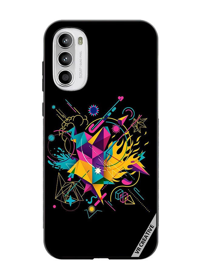 Protective Case Cover For Motorola Moto G82 Art Design Multicolour