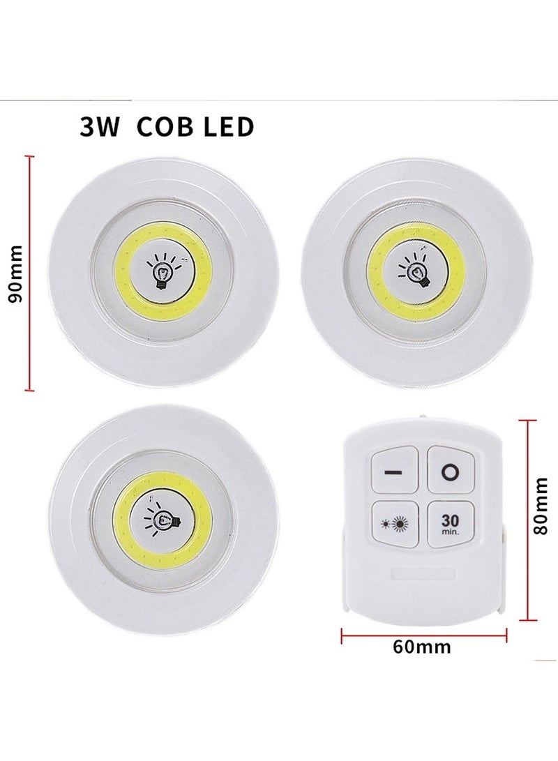 شينيو 6 قطع من مصابيح LED الذكية اللاسلكية بجانب السرير مصابيح إضاءة ليلية COB مع جهاز تحكم عن بعد - تحسين المطبخ المنزلي - Image 4