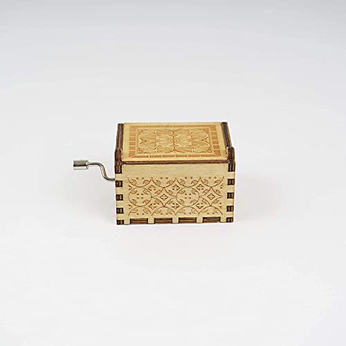 EITHEO Wooden Uniq Carved Hand Crank Pink-Panther Theme Music Box - Image 4