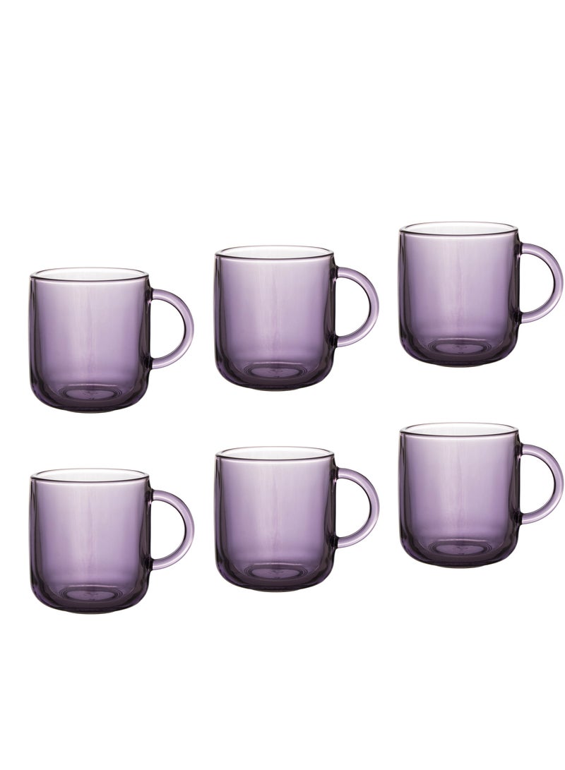 Pasabachi Set of 6 Turkish glass tea cups from Paşa Bash - Image 2