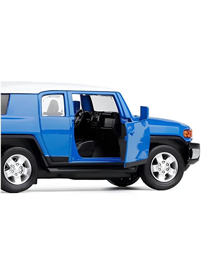 كار نموذج مجسم معدني لسيارة تعمل بالسحب للخلف مع ابواب قابلة للفتح - Image 4