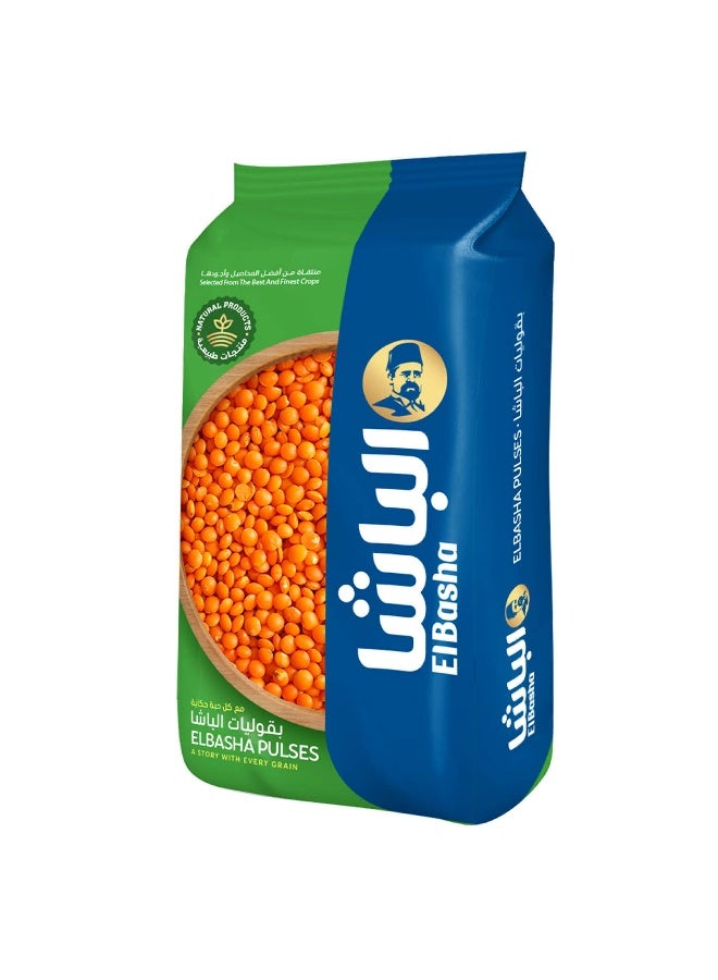 El Basha Red Lentils 800G, Dry Lentils For Soup Stew And Pantry Cooking - Image 1