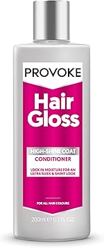 PROVOKE Hair Gloss HighShine Coat Conditioner 200ml Mirror Shine Transparent Glow Shine Get Extra Care and Softness with an Added Colour Boost - Image 1