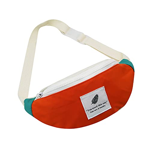 ZGMYC Toddlers Kids Canvas Fanny Pack Adjustable Waist Pack Small Crossbody Purse for Boys Girls - Image 2
