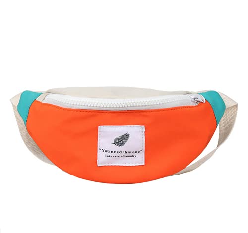 ZGMYC Toddlers Kids Canvas Fanny Pack Adjustable Waist Pack Small Crossbody Purse for Boys Girls - Image 1