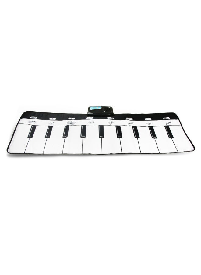 Coolplay Children's Piano Blanket Early Education Music Pad Black And White Piano Pad Electronic Piano Game Dancing Music Blanket - Image 3
