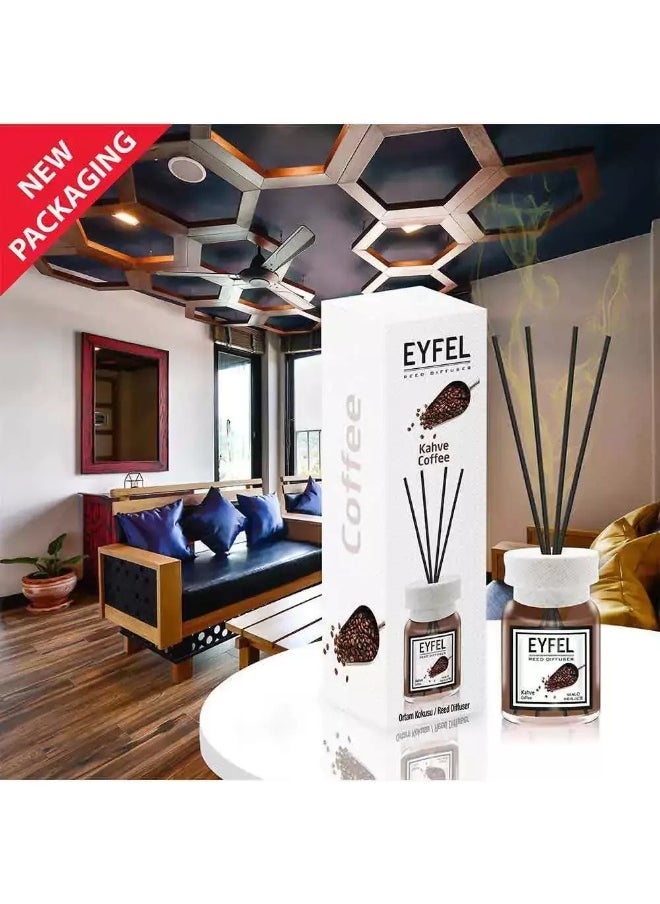 EYFEL Eyfel Reed Diffuser Coffee Perfume Aroma Home Fragrance- 120ml  - Image 2