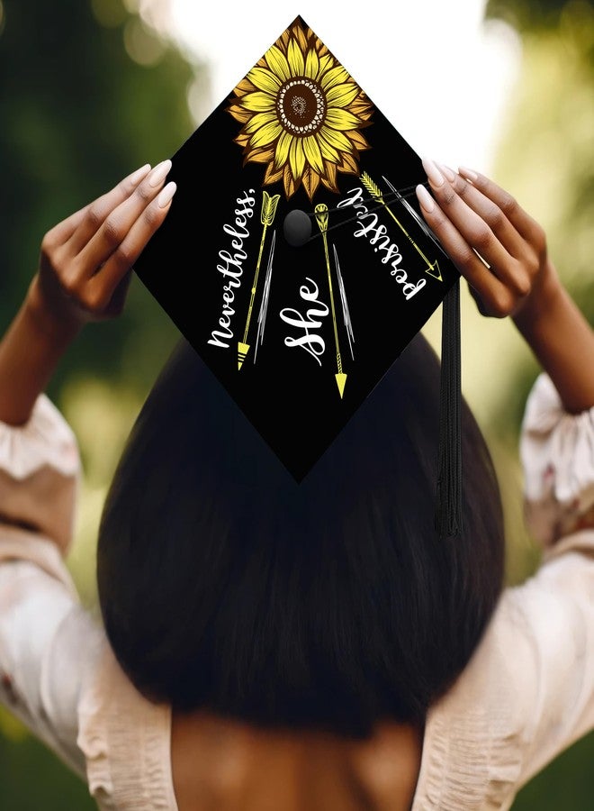ADVANSYNC Nevertheless, She Persisted Graduation Cap Topper - Image 3