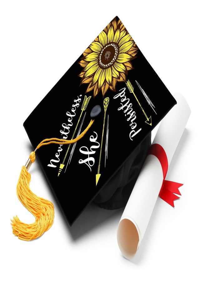 ADVANSYNC Nevertheless, She Persisted Graduation Cap Topper - Image 1