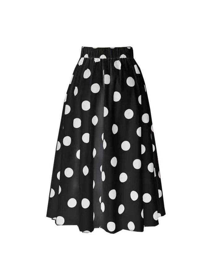 Generic And Bikini Two-piece Skirt Conservative One-piece Swimsuit Women's Wholesale-Color:Black Skirt-Size:S  - Image 1