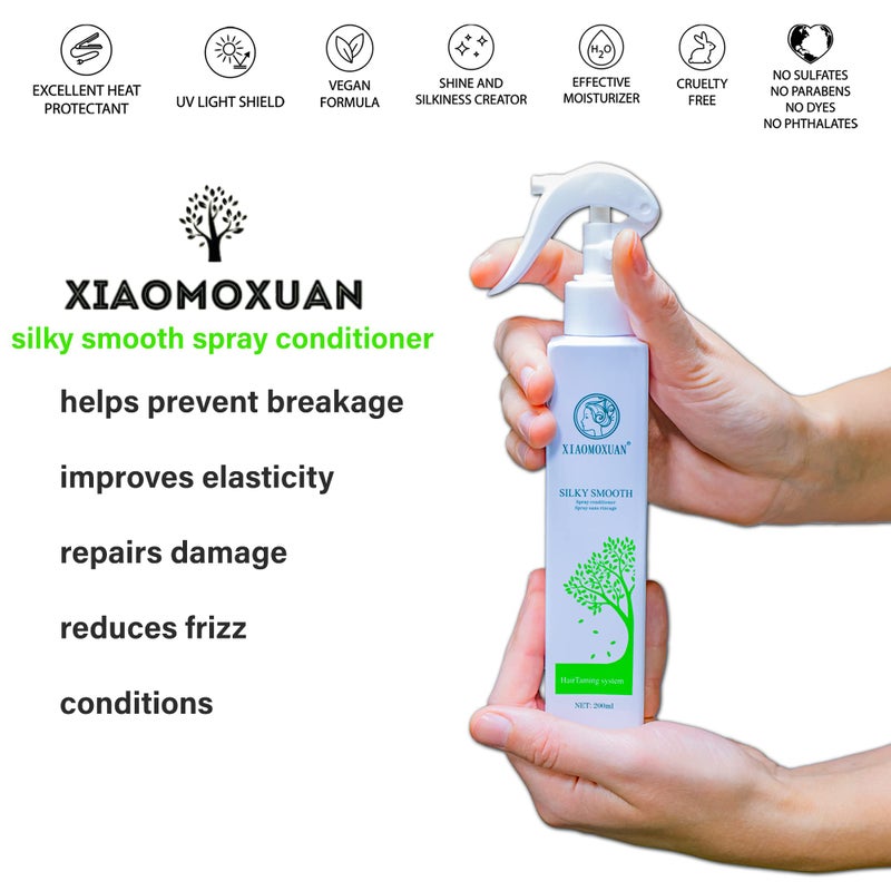 Xiaomoxuan Natural Tea Tree Leave-In Conditioner for Men and Women - Deep Conditioning Spray for Dry Hair Treatment - Hair Detangler Spray - Acondicionador para Cabello Maltratado - Image 5