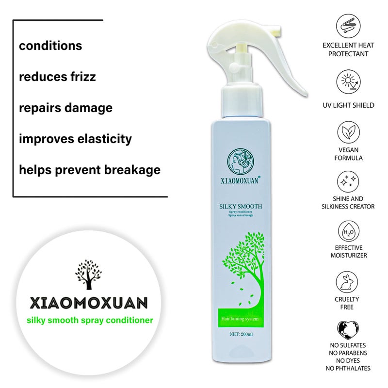 Xiaomoxuan Natural Tea Tree Leave-In Conditioner for Men and Women - Deep Conditioning Spray for Dry Hair Treatment - Hair Detangler Spray - Acondicionador para Cabello Maltratado - Image 4