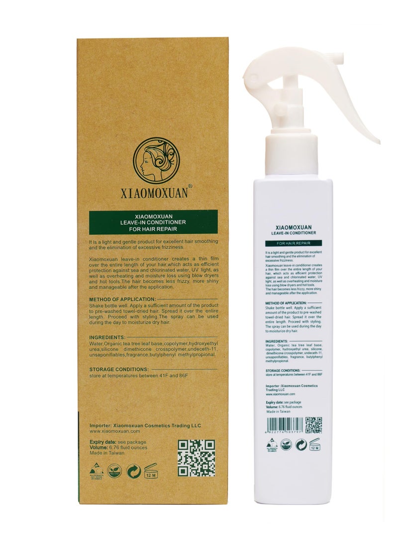 Xiaomoxuan Natural Tea Tree Leave-In Conditioner for Men and Women - Deep Conditioning Spray for Dry Hair Treatment - Hair Detangler Spray - Acondicionador para Cabello Maltratado - Image 3