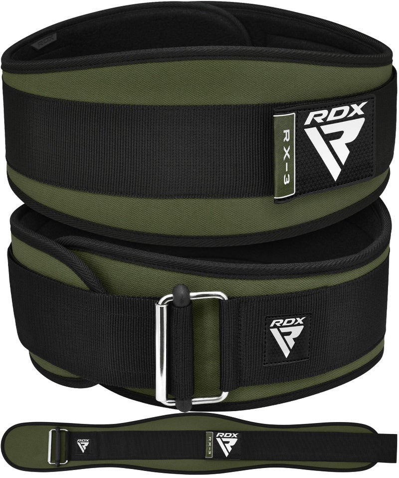 Rdx حزام رفع الأثقال RDX مع قفل تلقائي، دعم خلفي مبطن 6.5 بوصة، للرجال والنساء، لياقة بدنية، تدريب قوة، كمال أجسام، رفع الأثقال، تمرين، رفع الأثقال، القرفصاء، معدات تمرين احترافية - Image 1