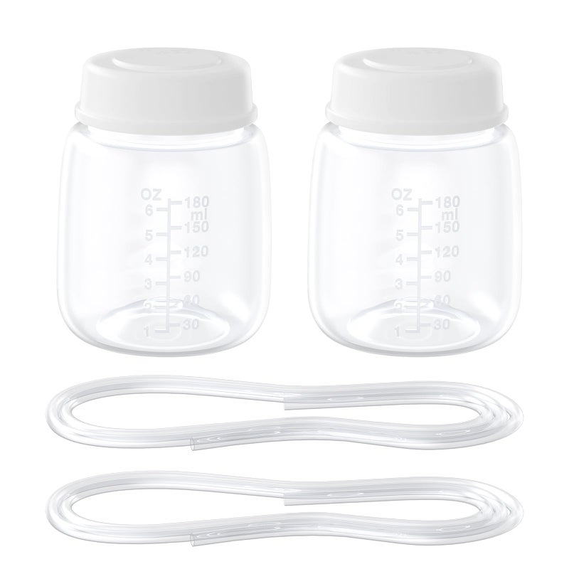 Paruu Pump Parts Compatible with Spectra S1/S2/9 Plus, Not Original Accessories, Replacements Include Tubing and Bottle, 2 Set - Image 1