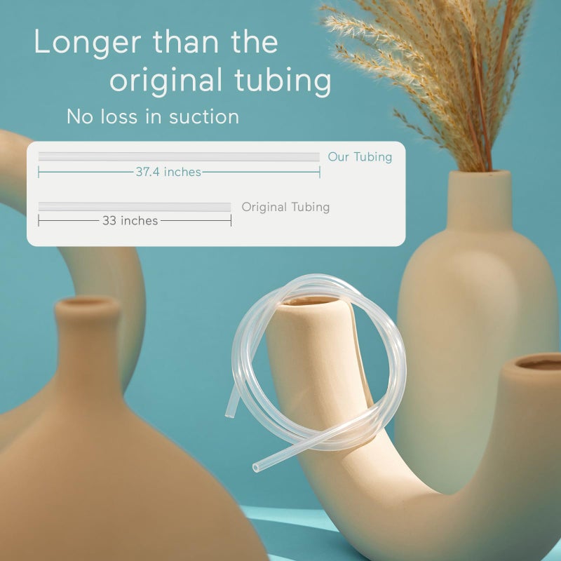 Paruu Pump Parts Compatible with Spectra S1/S2/9 Plus, Not Original Accessories, Replacements Include Tubing and Bottle, 2 Set - Image 4