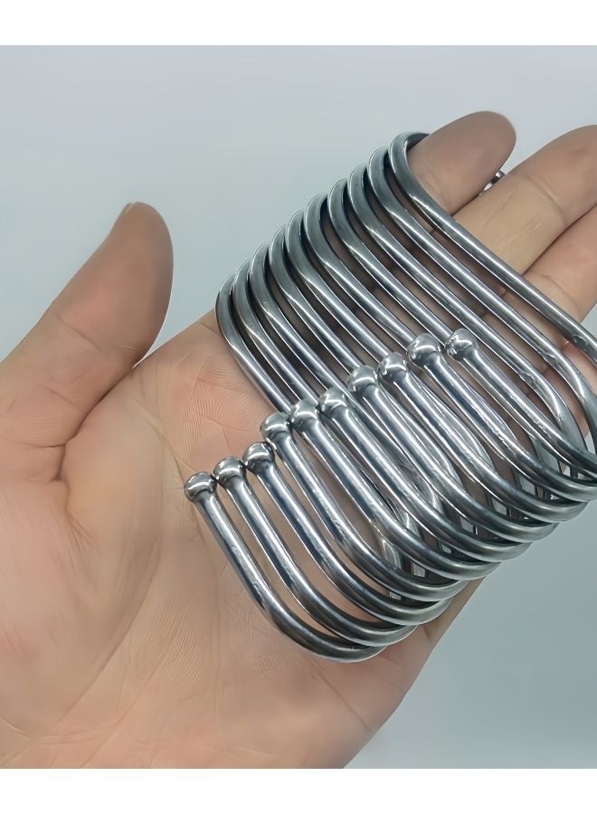 10 Pack Silvery S Hooks Heavy Duty Stainless Steel Hanging Organizers For Home - Image 5