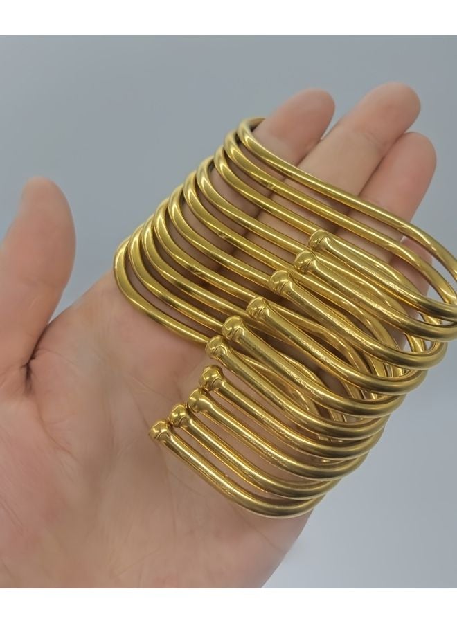 10 Pack Silvery S Hooks Heavy Duty Stainless Steel Hanging Organizers For Home - Image 2