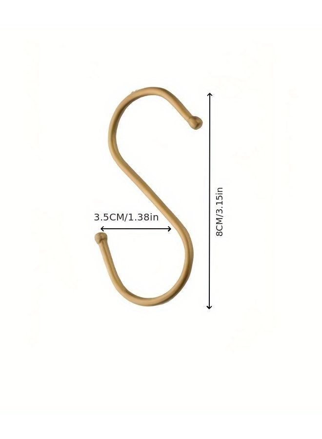 10 Pack Silvery S Hooks Heavy Duty Stainless Steel Hanging Organizers For Home - Image 4