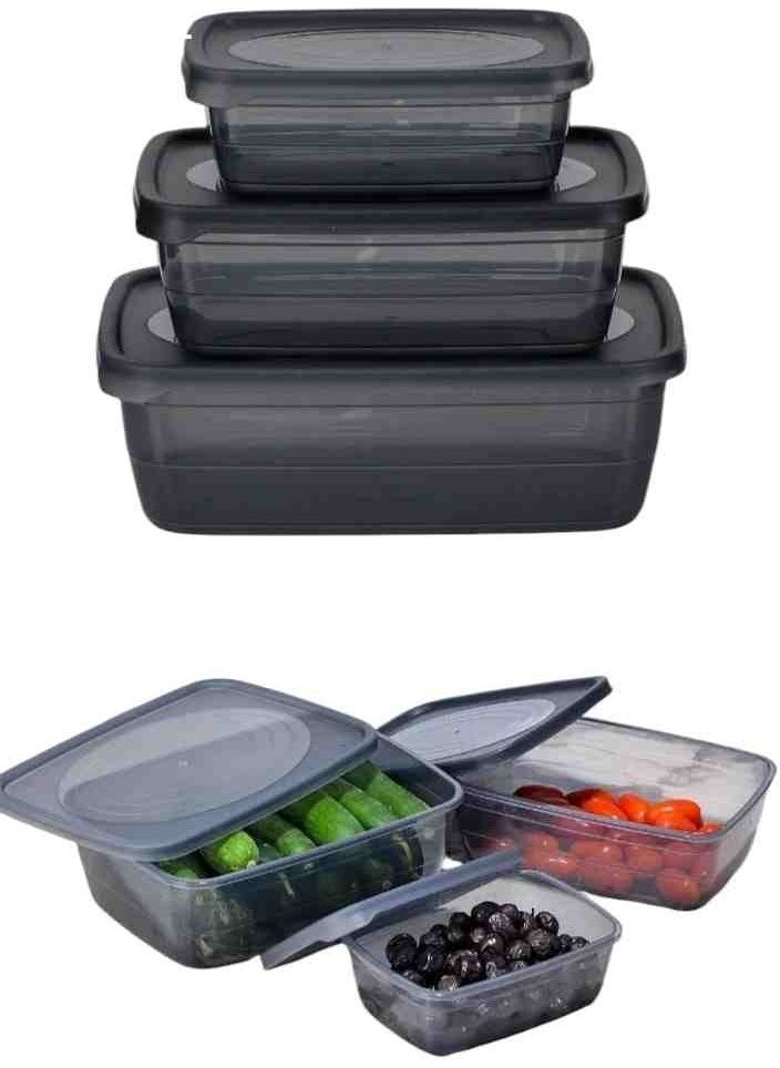 Vzn - Storage Container 2500 ml 4 storage containers freezer refrigerator organizer - Image 1