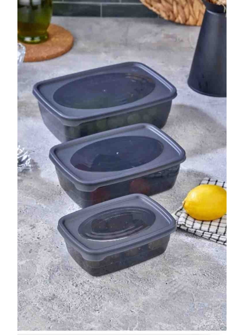 Vzn - Storage Container 2500 ml 4 storage containers freezer refrigerator organizer - Image 1