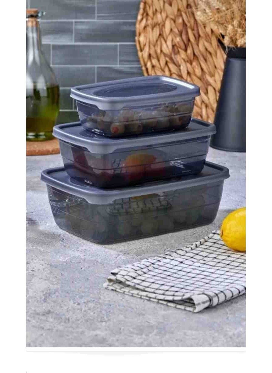 Vzn - Storage Container 2500 ml 4 storage containers freezer refrigerator organizer - Image 1
