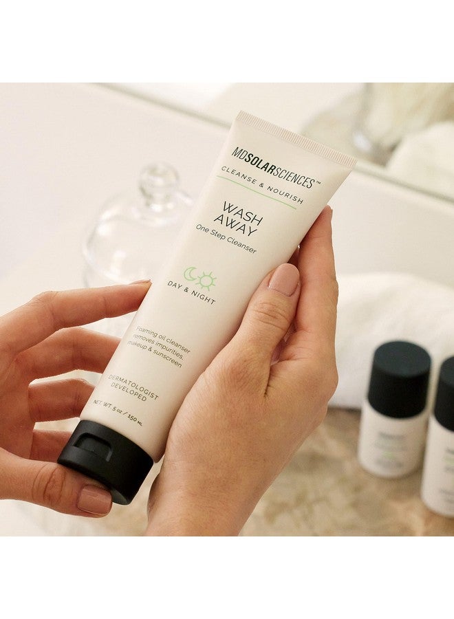 أم دي سولار ساينسيز منظف الوجه من إم دي سولار ساينسز، مزيل مكياج مرطب بحمض الهيالورونيك والنياسيناميد، مضاد للحساسية، خالٍ من الغلوتين، نباتي، تم اختباره من قبل أطباء الجلدية، تركيبة مهدئة، 147 مل - Image 3