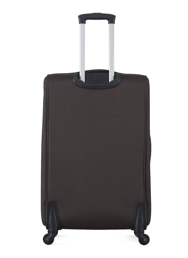 VIPTOUR - 4 Piece Softside 4 Wheels Trolley Luggage Set With Number Lock 20,24,28,32 Inches - Image 1