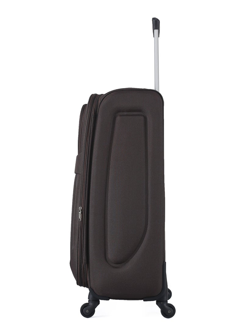 VIPTOUR - 4 Piece Softside 4 Wheels Trolley Luggage Set With Number Lock 20,24,28,32 Inches - Image 1