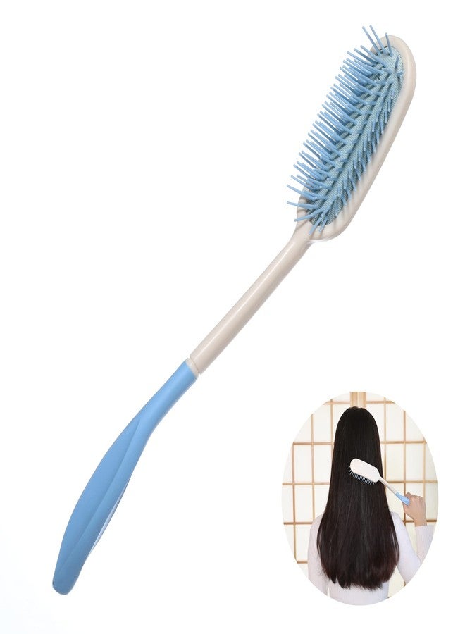 Fanwer 14" Long Reach Hairbrushes,Long Handle Brush,Beauty Hair Applicable to elderly and hand-disabled people inconvenient upper limb activities - Image 1