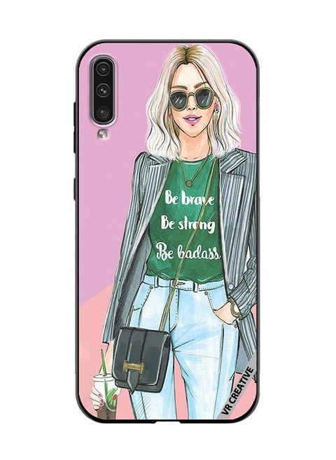 Protective Case Cover For Samsung Galaxy A70/A70s Be Brave Be Strong Design Multicolour