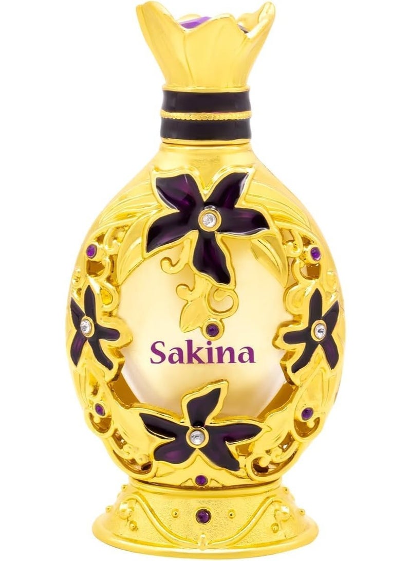 Naseem Sakina Attar Perfume Oil 20ml - Subtle Eau De Parfum for Men & Women - Long-Lasting Luxury Fragrance, Elegant Scent for Daily Wear & Special Occasions - Image 2
