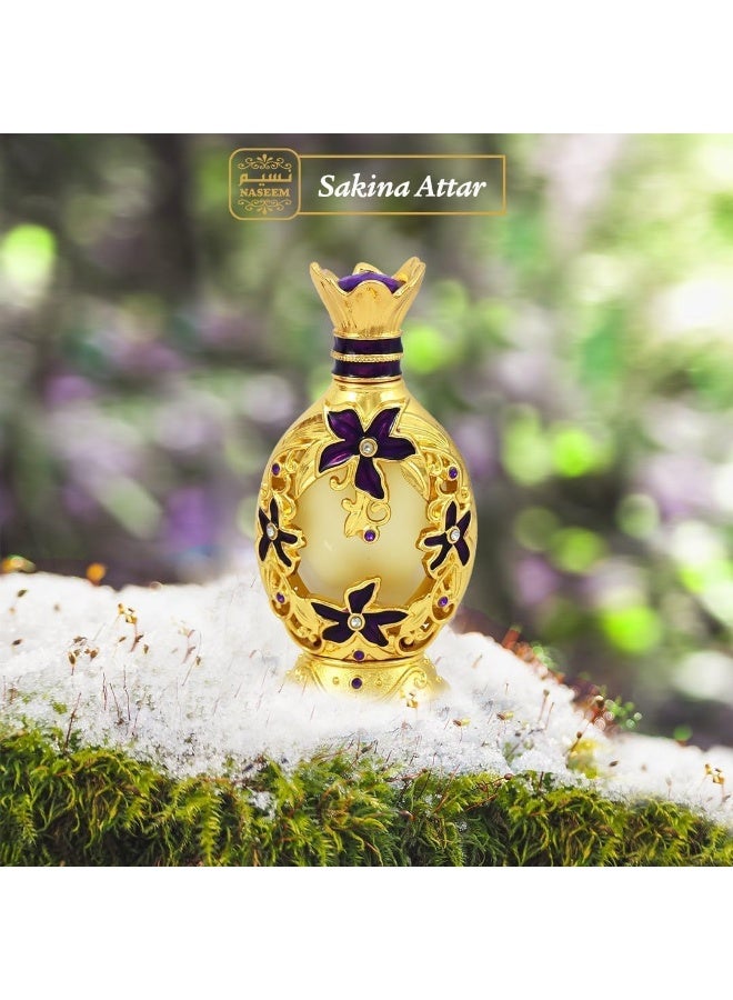 Naseem Sakina Attar Perfume Oil 20ml - Subtle Eau De Parfum for Men & Women - Long-Lasting Luxury Fragrance, Elegant Scent for Daily Wear & Special Occasions - Image 3