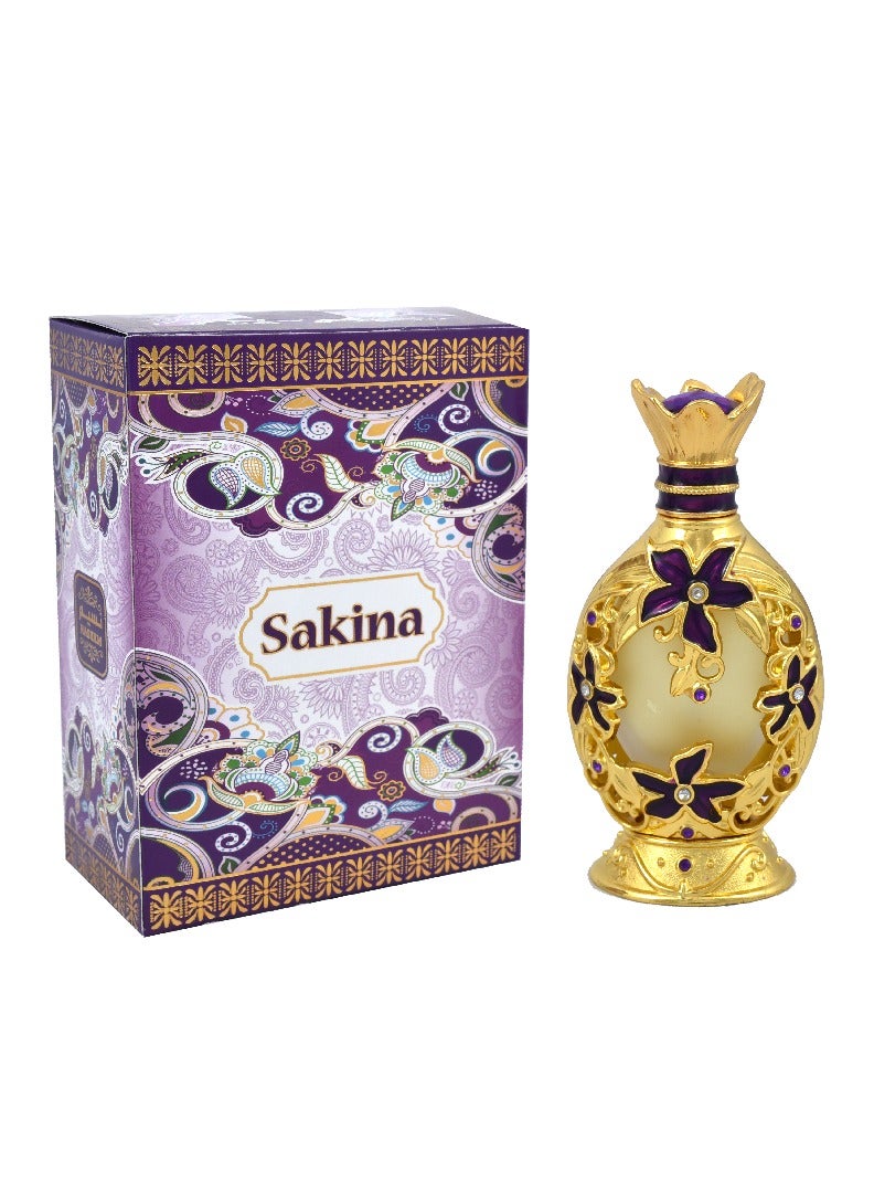 Naseem Sakina Attar Perfume Oil 20ml - Subtle Eau De Parfum for Men & Women - Long-Lasting Luxury Fragrance, Elegant Scent for Daily Wear & Special Occasions - Image 1