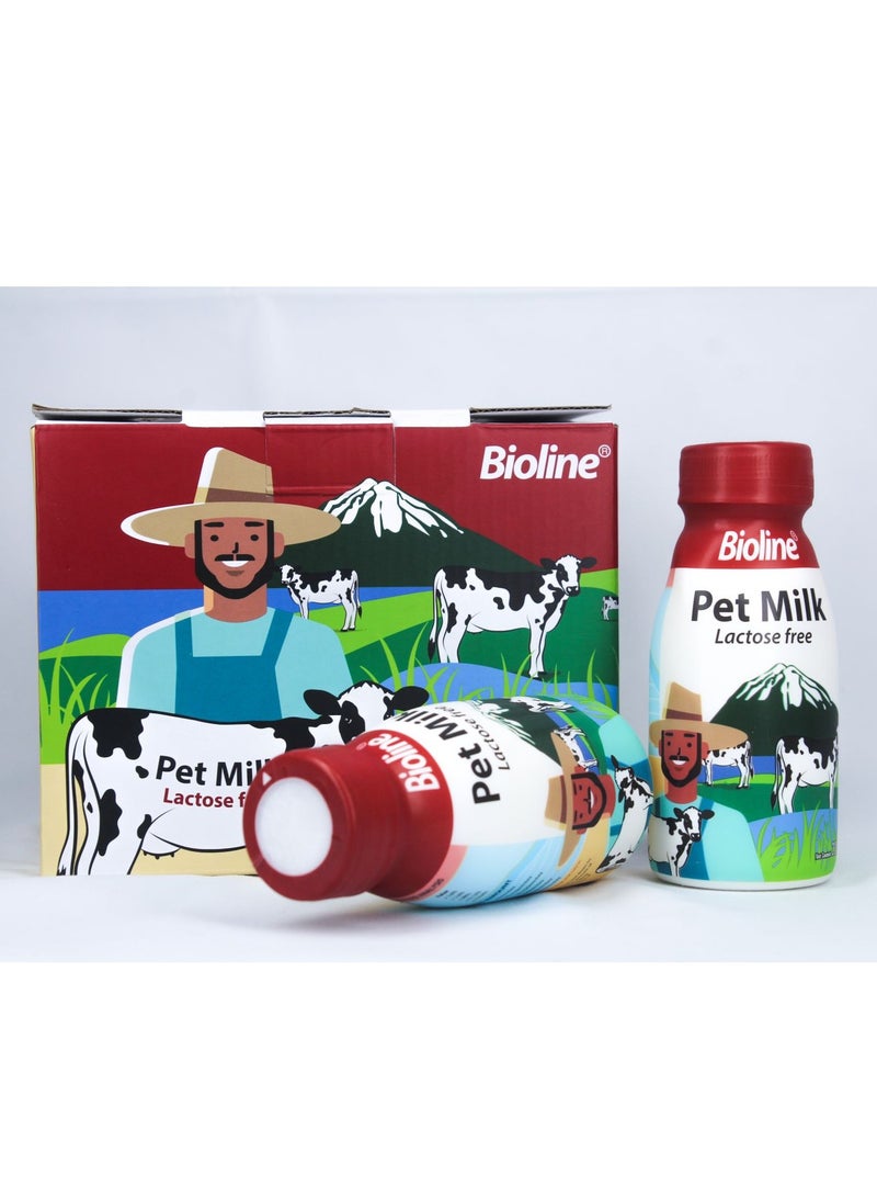 Bioline Set of 6 Pet Milk For Cats And Dogs 220mlx6 - Image 1