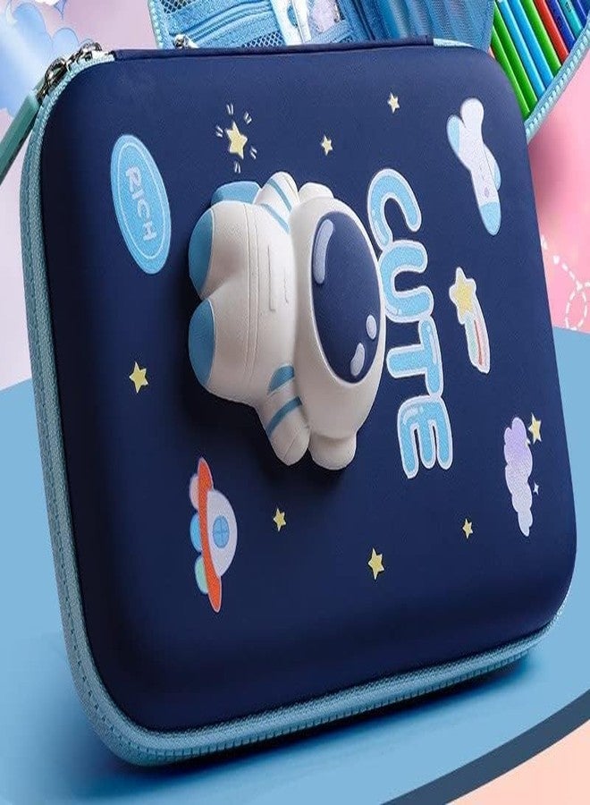 DEOXY Cute Big Cartoon Theme Plastic Pencil Case-3D Eva Pencil Case Pouch, Multipurpose Zipper Pencil Case for Kids, Pen & Pencil Bag for School Kids (3D Cute Big) - Image 2