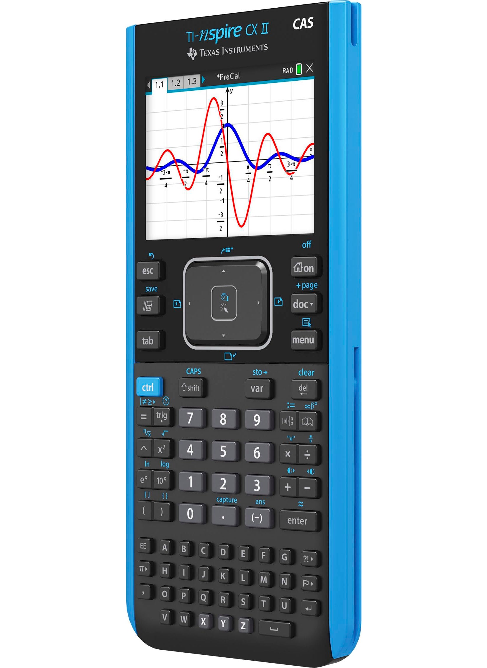 TEXAS INSTRUMENTS Texas Instruments TI-Nspire CX II CAS Color Graphing Calculator with Student Software (PC/Mac)  - Image 2