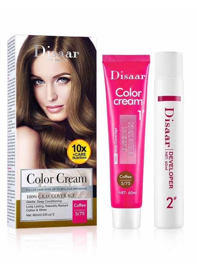 Disaar Color Cream (Coffee 5/75) 60 ml