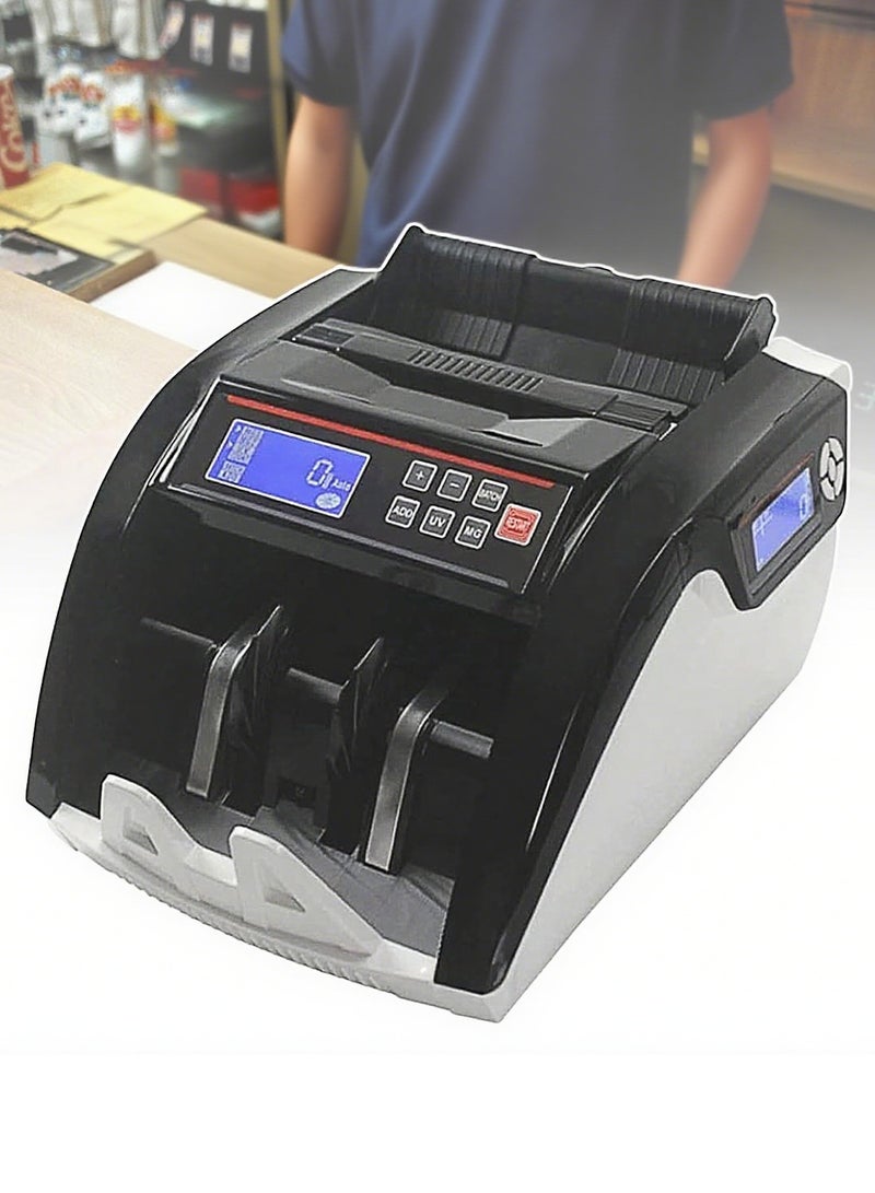XiuWoo Multi Currency LED Counterfeit Detector, Foreign Banknote Counting Machine, UV/MG Double Detection for Cash, 900 PCS/Min, Easy to Use - Image 1