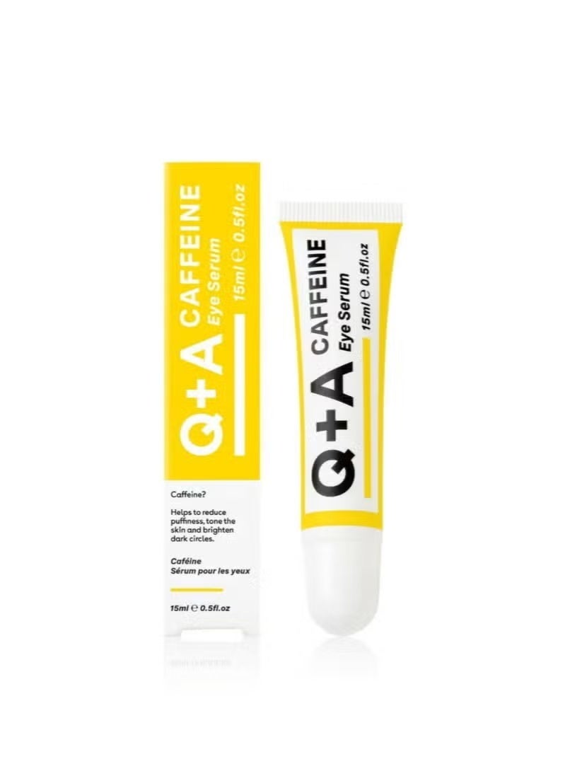 Q+A Caffeine serum to reduce puffiness and dark circles around the eyes and conceal wrinkles - 15 ml