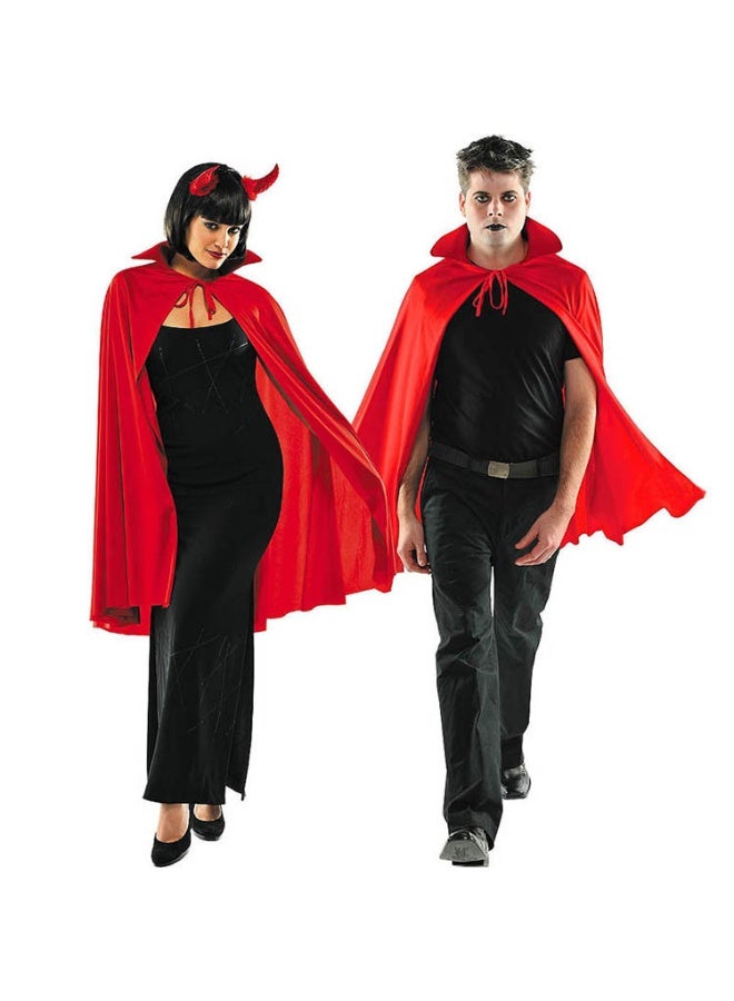 Adult And Child Vampire Cloak - Halloween Mantle Costume - Image 2