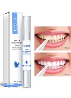 efero Teeth Whitening Pen, Cleaning Serum Remove Plaque Stains Dental Tools Whiten Teeth Oral Hygiene Tooth Whitening Pen Effective Transparent White Teeth Tooth Whitener Bleach Ph Neutral-5ml  - Image 1